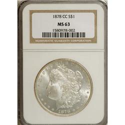 1878-CC $1 MS63 NGC