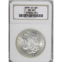 1878-CC $1 MS63 NGC