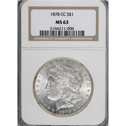 1878-CC $1 MS63 NGC