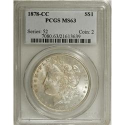 1878-CC $1 MS63 PCGS