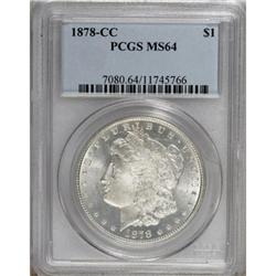 1878-CC $1 MS64 PCGS