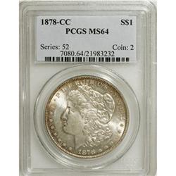 1878-CC $1 MS64 PCGS