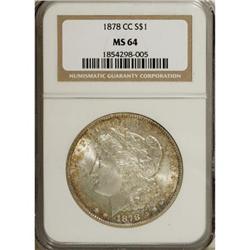 1878-CC $1 MS64 NGC