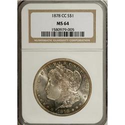 1878-CC $1 MS64 NGC