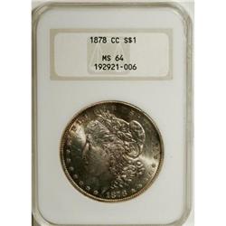 1878-CC $1 MS64 NGC