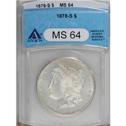1878-S $1 MS64 ANACS