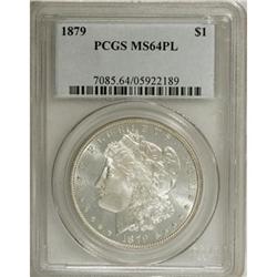 1879 $1 Prooflike MS64 PCGS