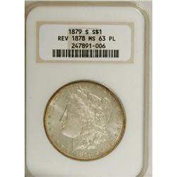 1879-S $1 Reverse of 1878 Prooflike MS63 NGC