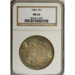 1880 $1 MS64 NGC