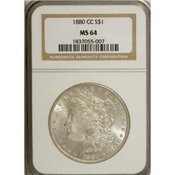 1880-CC $1 MS64 NGC