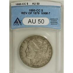 1880/79-CC $1 Reverse of 1878 AU50 ANACS