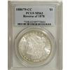 Image 3 : 1880/79-CC $1 Reverse of 1878 MS63 PCGS
