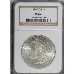 1880-O $1 MS63 NGC