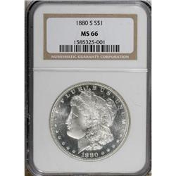1880-S $1 MS66 NGC