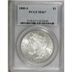 1880-S $1 MS67 PCGS