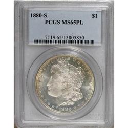 1880-S $1 Prooflike MS65 PCGS