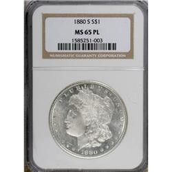 1880-S $1 Prooflike MS65 NGC