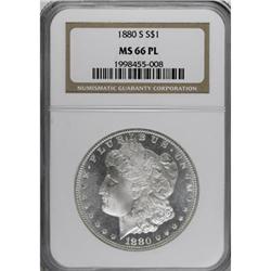 1880-S $1 Prooflike MS66 NGC
