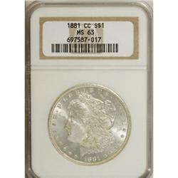 1881-CC $1 MS63 NGC