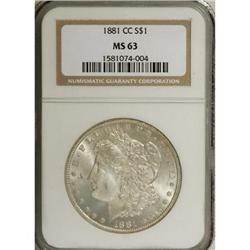 1881-CC $1 MS63 NGC