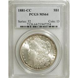 1881-CC $1 MS64 PCGS