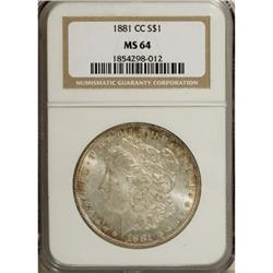 1881-CC $1 MS64 NGC