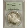 Image 1 : 1881-CC $1 MS64 PCGS