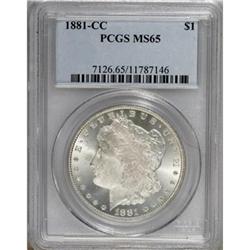 1881-CC $1 MS65 PCGS