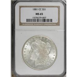 1881-CC $1 MS65 NGC