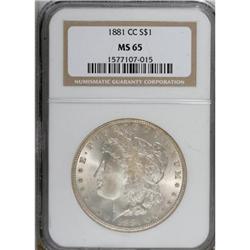 1881-CC $1 MS65 NGC