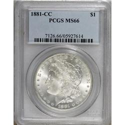 1881-CC $1 MS66 PCGS