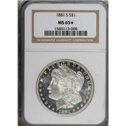 1881-S $1 MS65 NGC