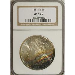 1881-S $1 MS65 NGC
