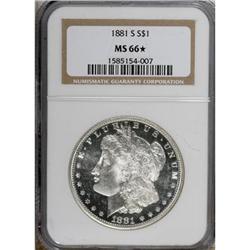 1881-S $1 MS66 NGC