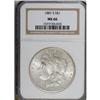Image 1 : 1881-S $1 MS66 NGC