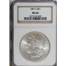1881-S $1 MS66 NGC