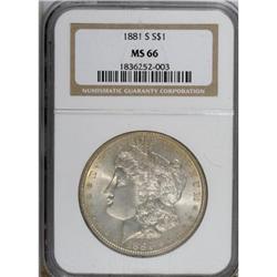 1881-S $1 MS66 NGC