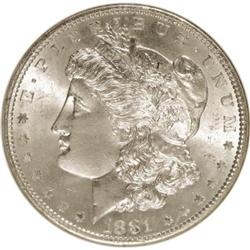 1881-S $1 MS66 NGC