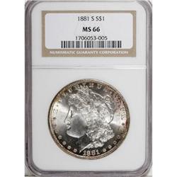 1881-S $1 MS66 NGC