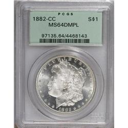 1882-CC $1 Deep Mirror Prooflike MS64 PCGS