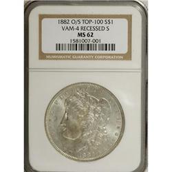 1882-O/S $1 MS62 NGC