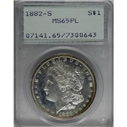 1882-S $1 Prooflike MS65 PCGS