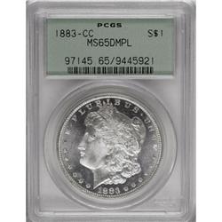 1883-CC $1 Deep Mirror Prooflike MS65 PCGS