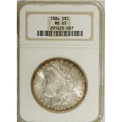 1884 $1 MS65 NGC