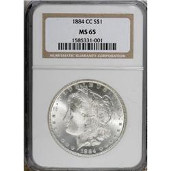 1884-CC $1 MS65 NGC