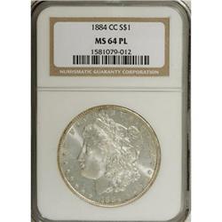 1884-CC $1 Prooflike MS64 NGC
