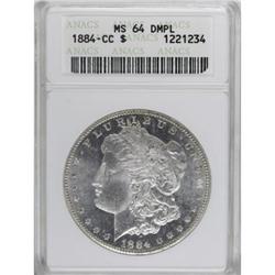 1884-CC $1 Deep Mirror Prooflike MS64 ANACS