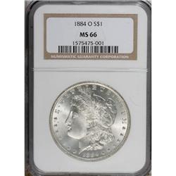 1884-O $1 MS66 NGC