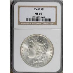 1884-O $1 MS66 NGC