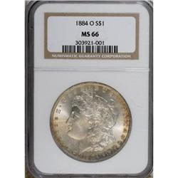 1884-O $1 MS66 NGC